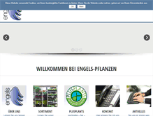 Tablet Screenshot of gartenbau-engels.de